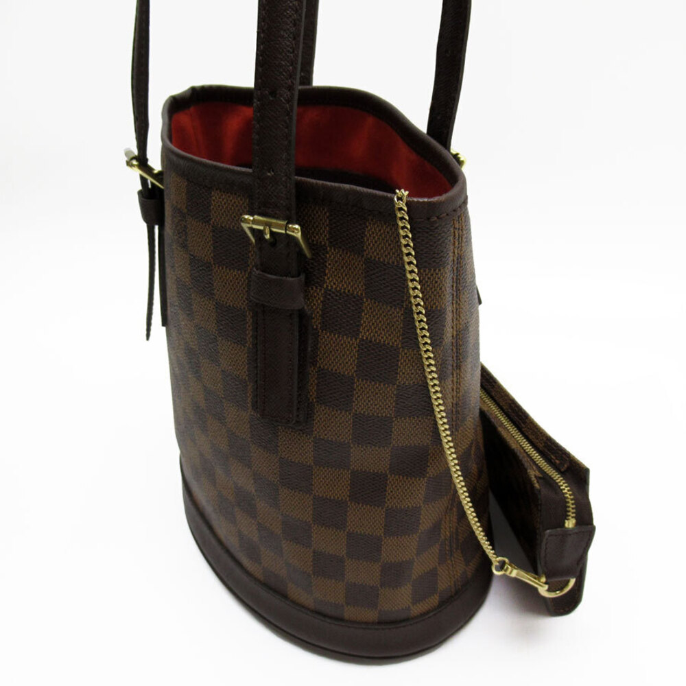Louis Vuitton Ebene Brown Canvas Brown Damier Handbag Mare Ebene